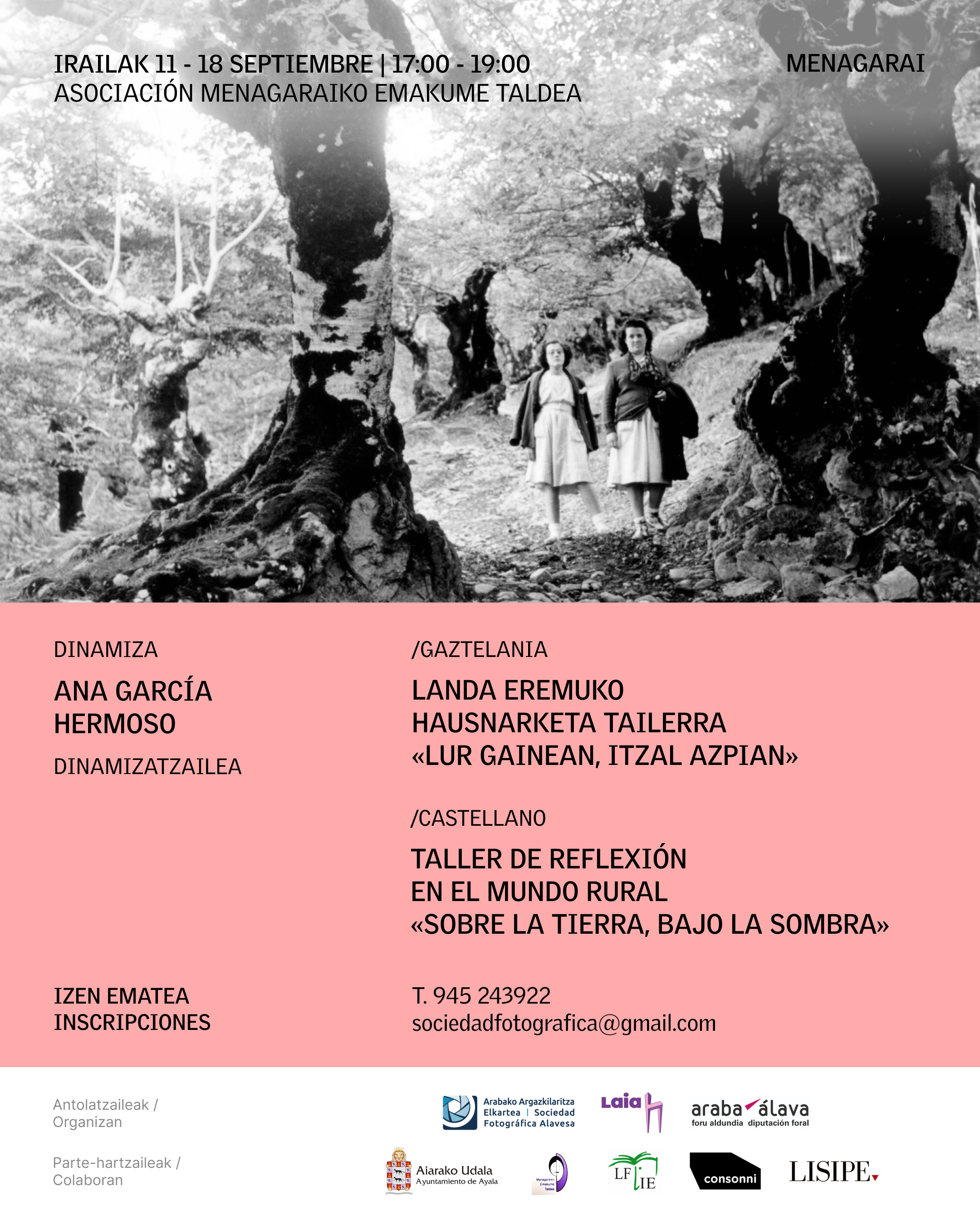 MENAGARAI - Taller de Reflexión en el Mundo Rural «Sobre la Tierra, Bajo la Sombra»
