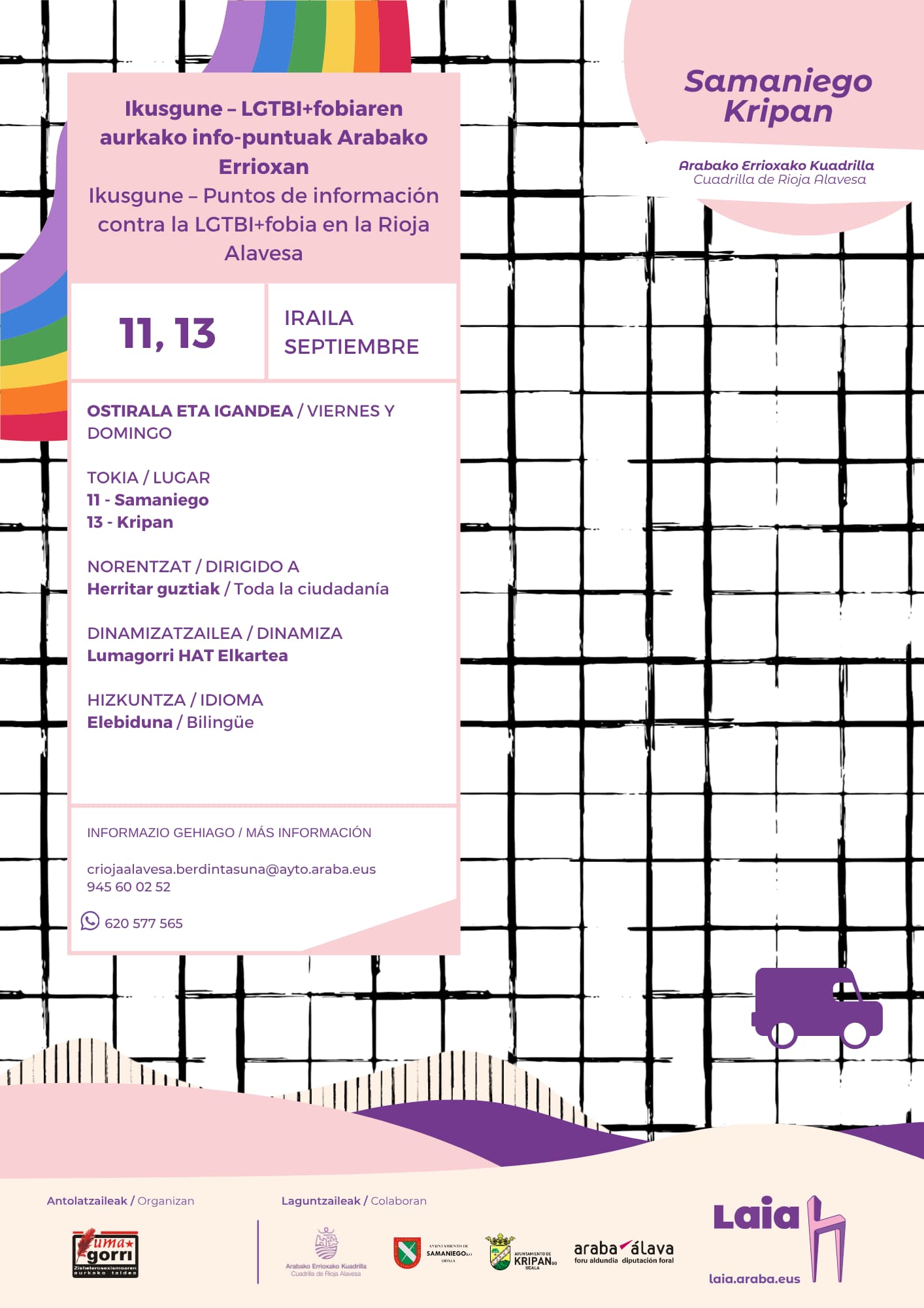 Ikusgune – Puntos de información contra la LGTBI+fobia en la Rioja Alavesa