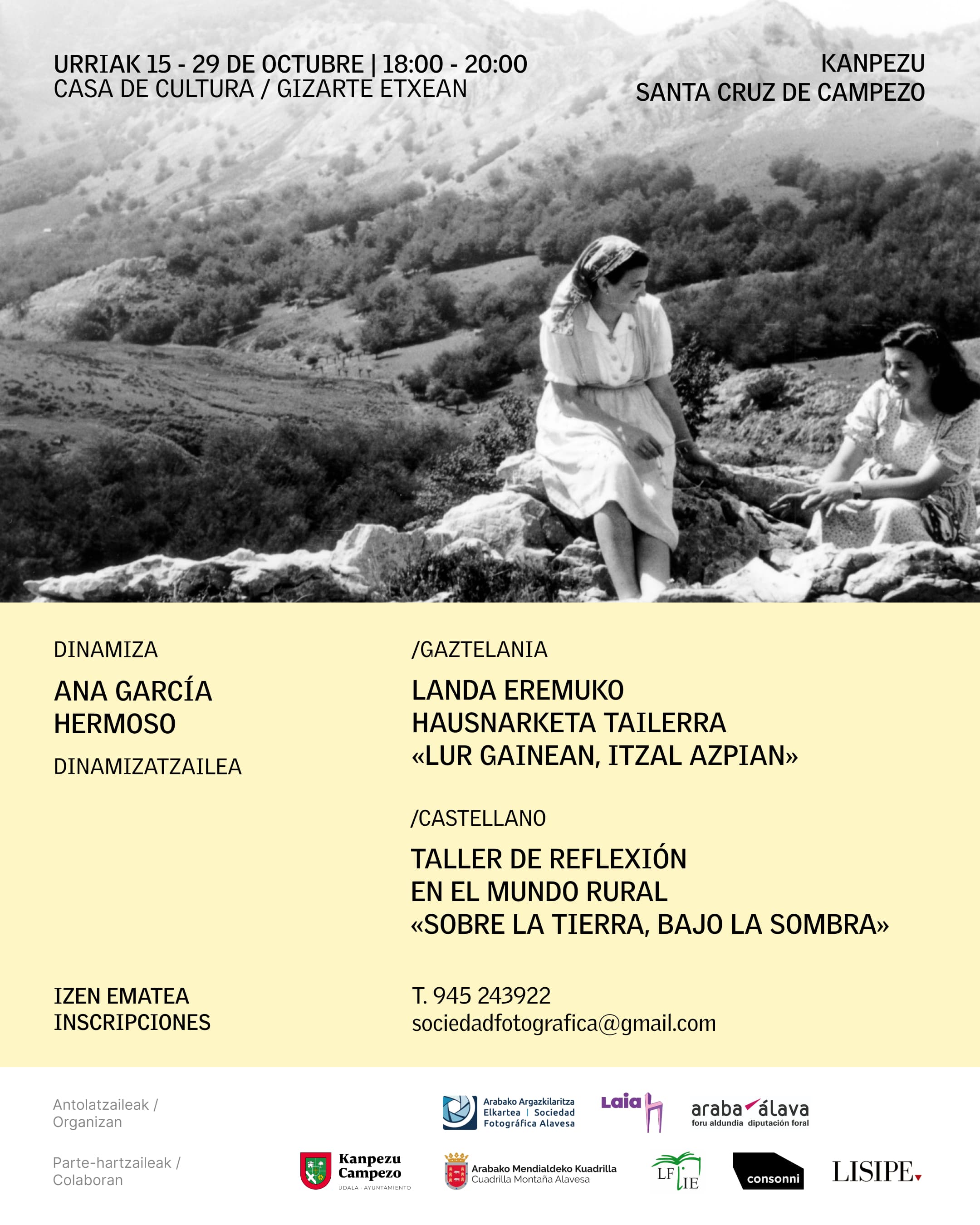 KAMPEZU - Lur Gainean, Itzal Azpian – Landa-eremuko hausnarketa tailerra