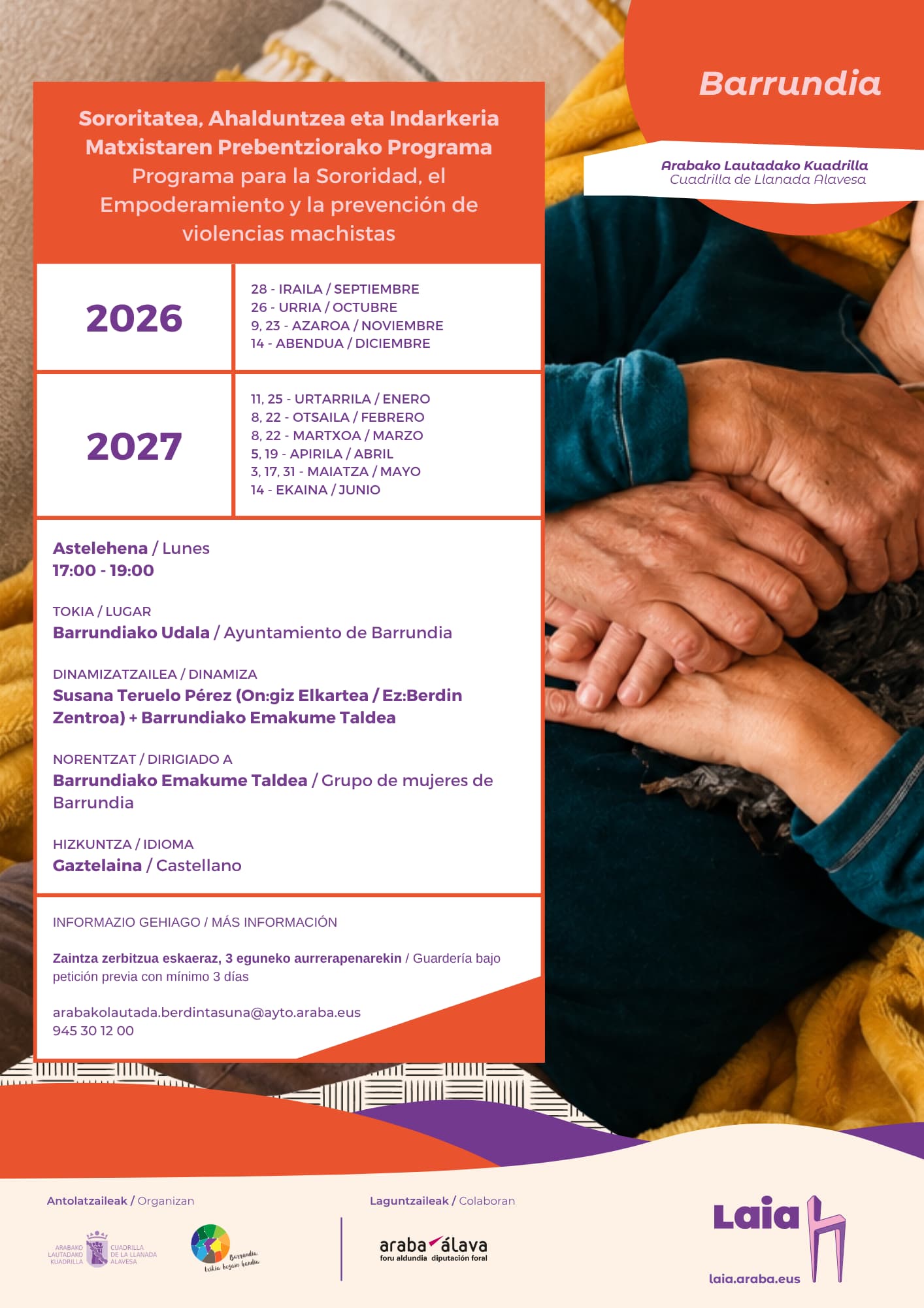 BARRUNDIA - Programa para la Sororidad, el Empoderamiento y la prevención de violencias machistas