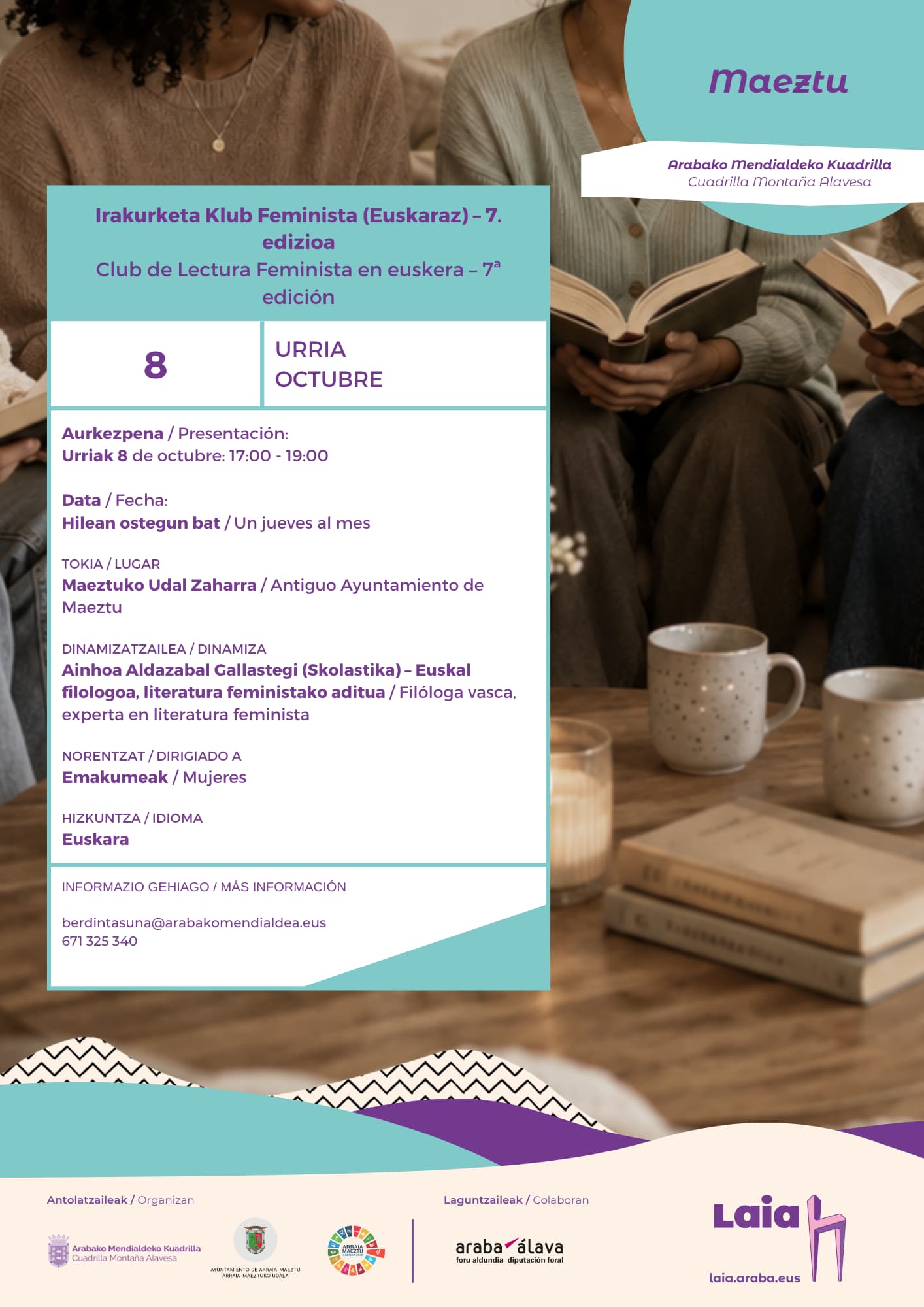 MAEZTU - Arabako Mendialdeako Irakurketa Klub Feminista (Euskaraz) – 7. edizioa