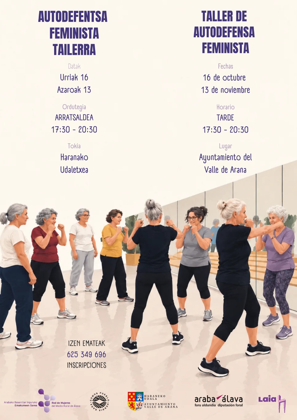 HARANA - Autodefentsa feminista tailerra