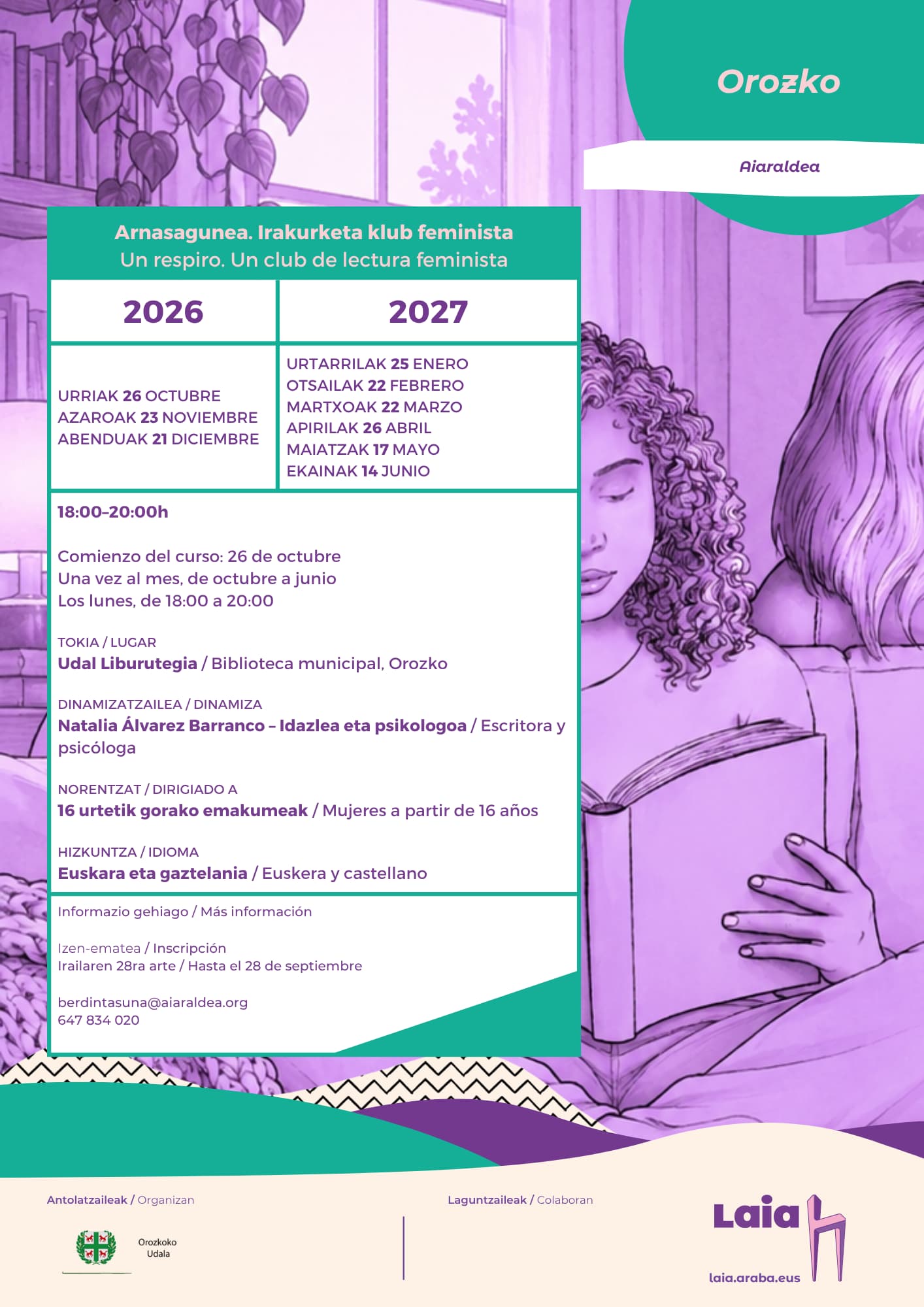 OROZKO - Arnasagunea. Irakurketa klub feminista