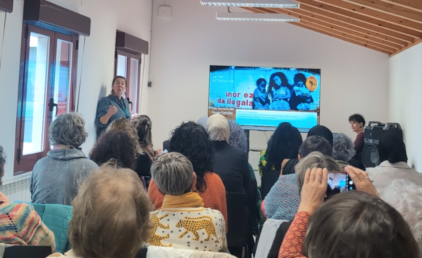 &nbsp;Tania Cañas Siriany durante el Encuentro ‘Cada una es un Mundo’.