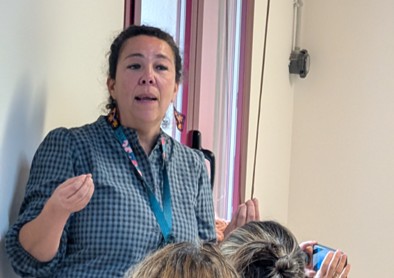 &nbsp;Tania Cañas Siriany durante el Encuentro ‘Cada una es un Mundo’.